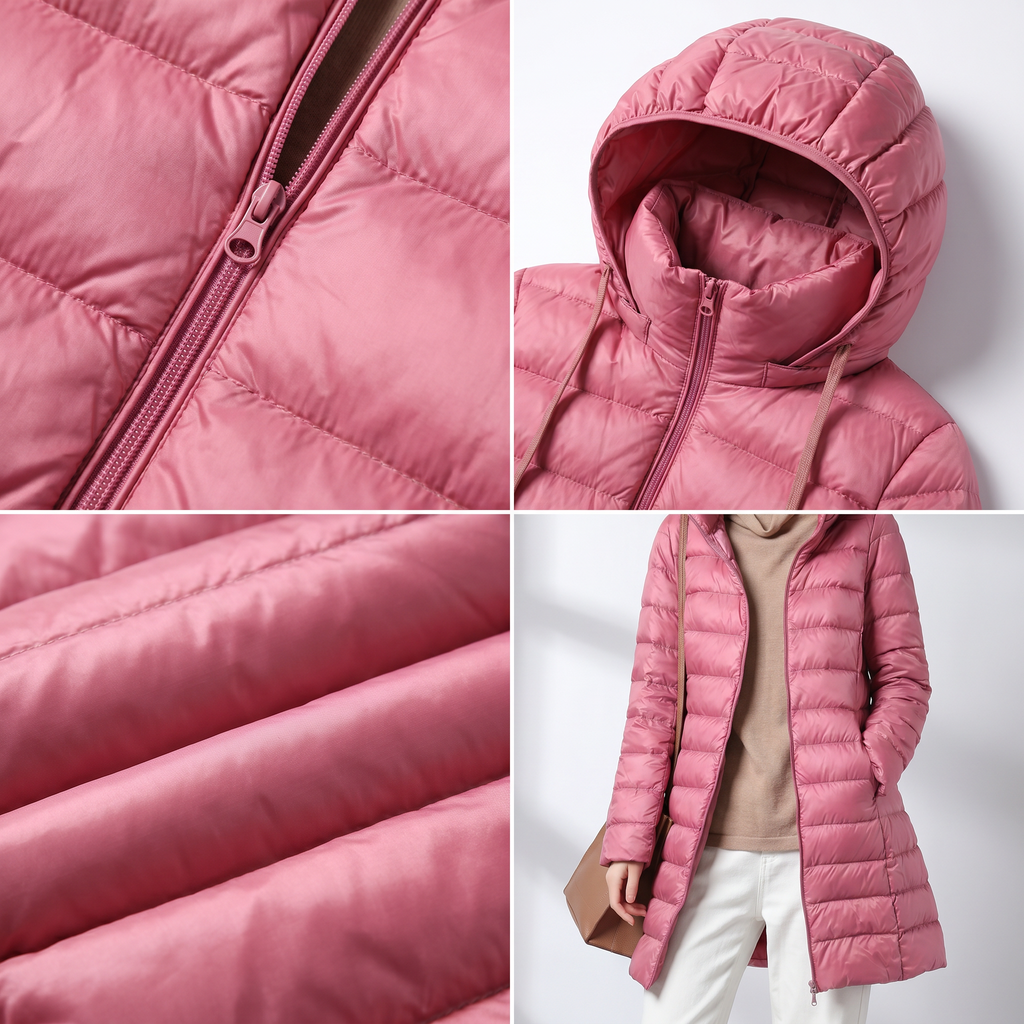 Puffer Jacket Women, Ultra-Light and Warm