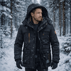 Puffer Jacket Men, Quilted and Warm for Cold Days