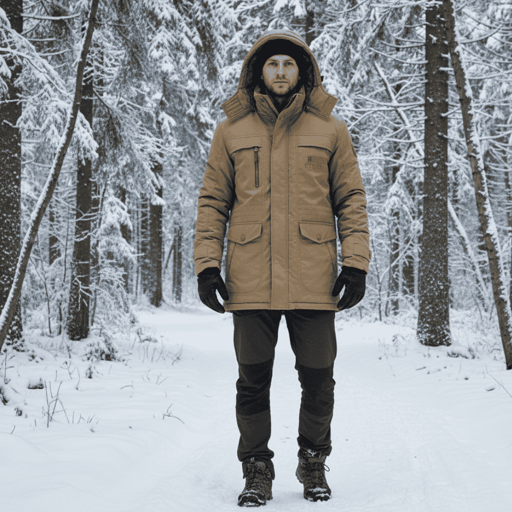 Puffer Jacket Men, Quilted and Warm for Cold Days