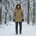 Puffer Jacket Men, Quilted and Warm for Cold Days