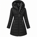 Puffer Jacket Women Quilted Thick Insulated
