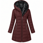 Puffer Jacket Women Quilted Thick Insulated