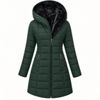 Puffer Jacket Women Quilted Thick Insulated