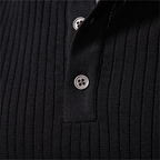 Henley Shirt Men Long Sleeve Ribbed