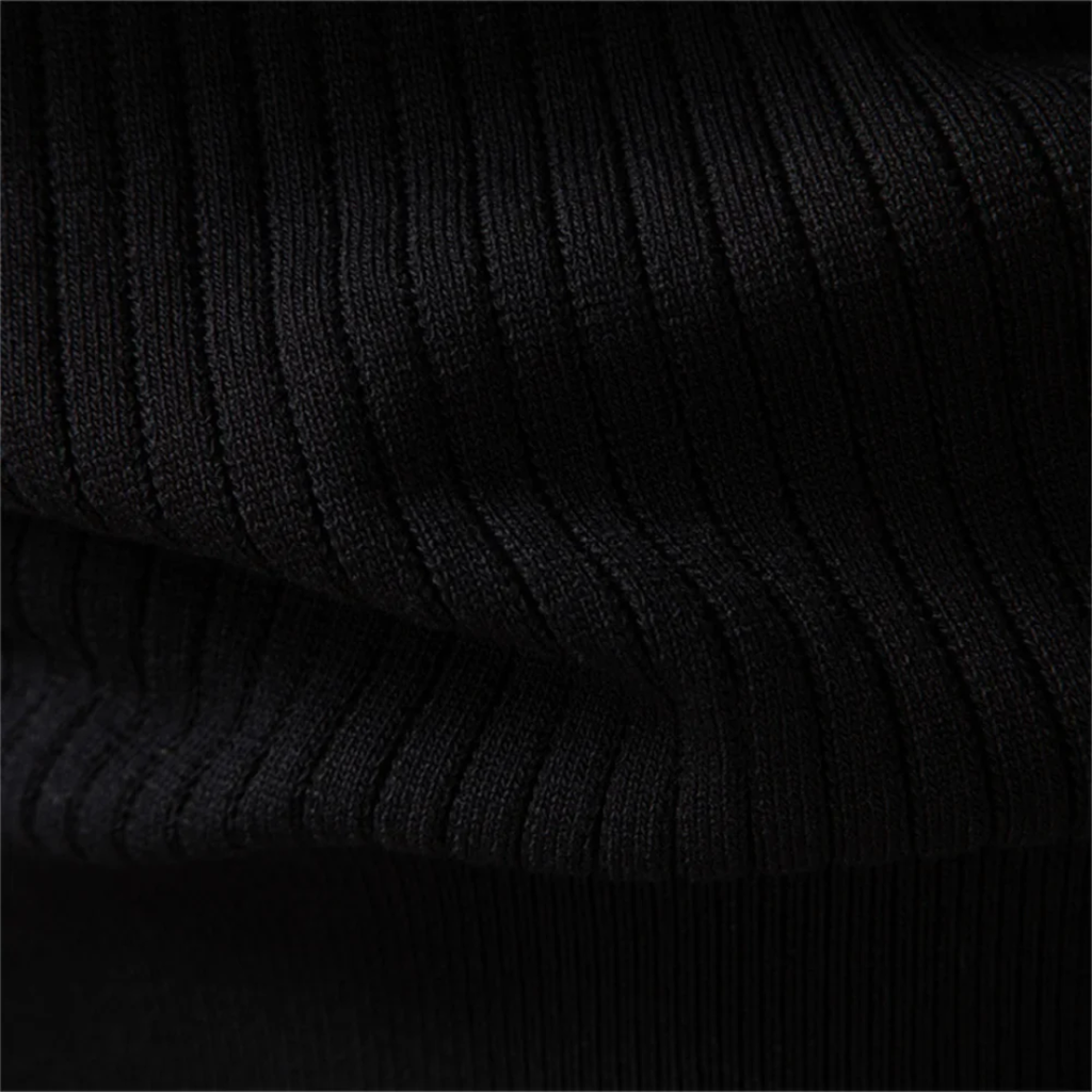 Henley Shirt Men Long Sleeve Ribbed