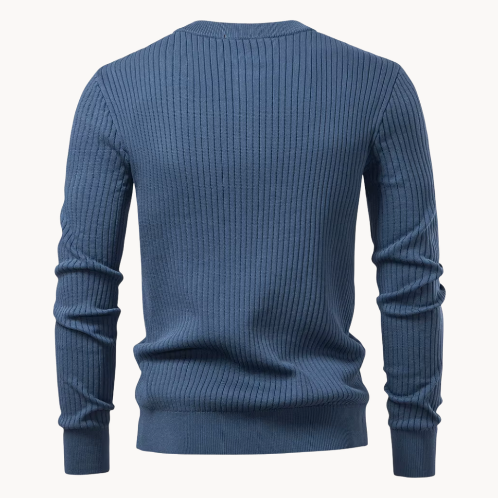 Henley Shirt Men Long Sleeve Ribbed