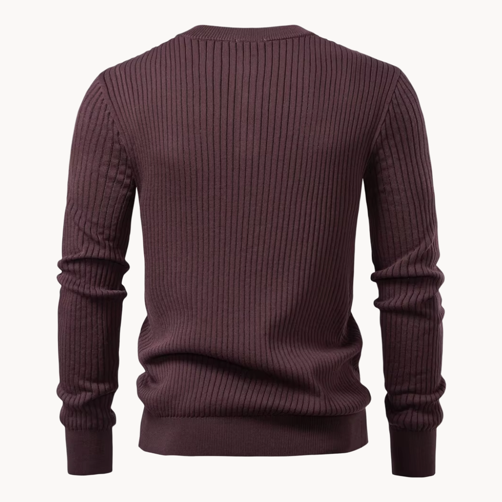 Henley Shirt Men Long Sleeve Ribbed