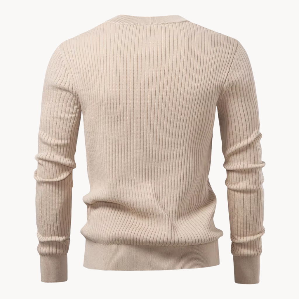 Henley Shirt Men Long Sleeve Ribbed