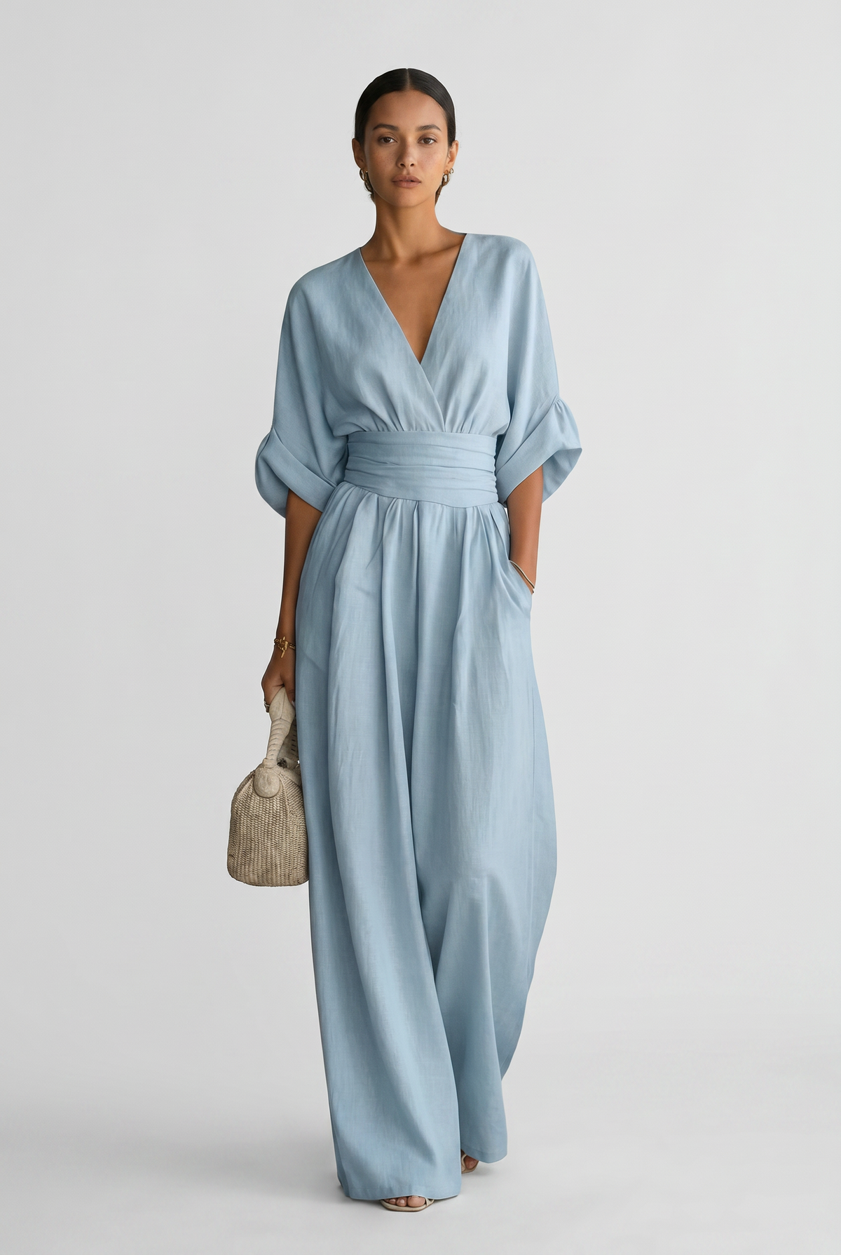 CHESKA | Elegant Flowy Jumpsuit