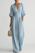 CHESKA | Elegant Flowy Jumpsuit