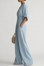 CHESKA | Elegant Flowy Jumpsuit