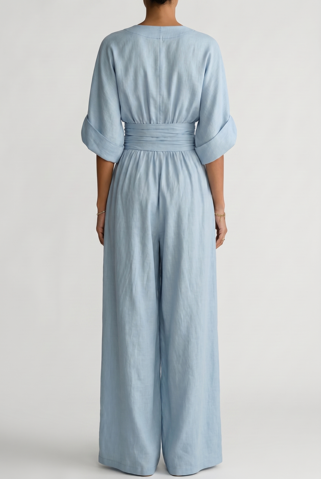 CHESKA | Elegant Flowy Jumpsuit