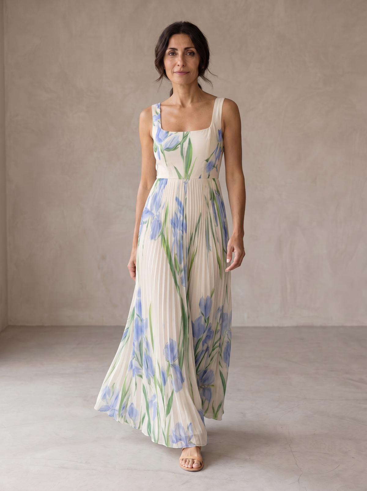 Oriah Floral Maxi A-Line Dress