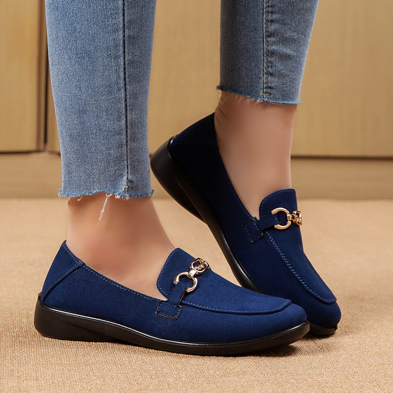 Noémie Black Loafers for Women, Simple and Elegant