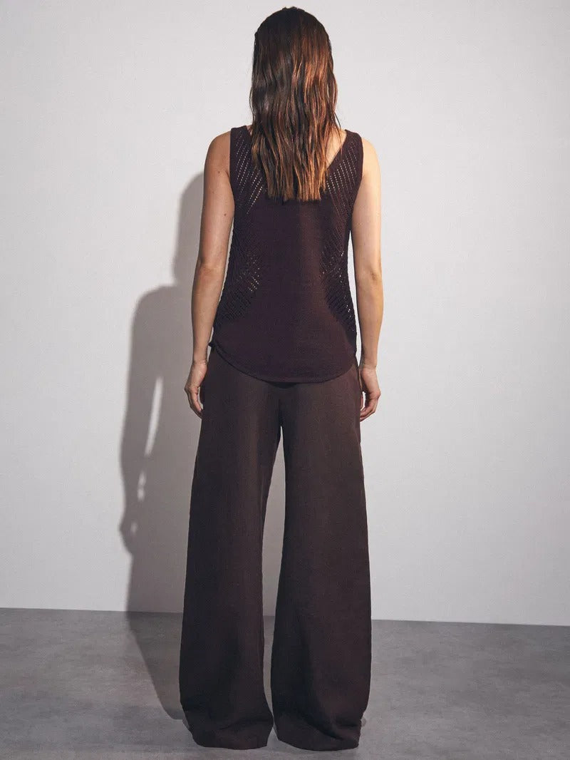 GLYJEL Relaxed Fit Wide-Leg Pants