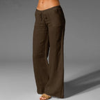 GLYJEL Relaxed Fit Wide-Leg Pants