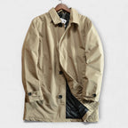 Men's Beige Coat, Weatherproof and Classic