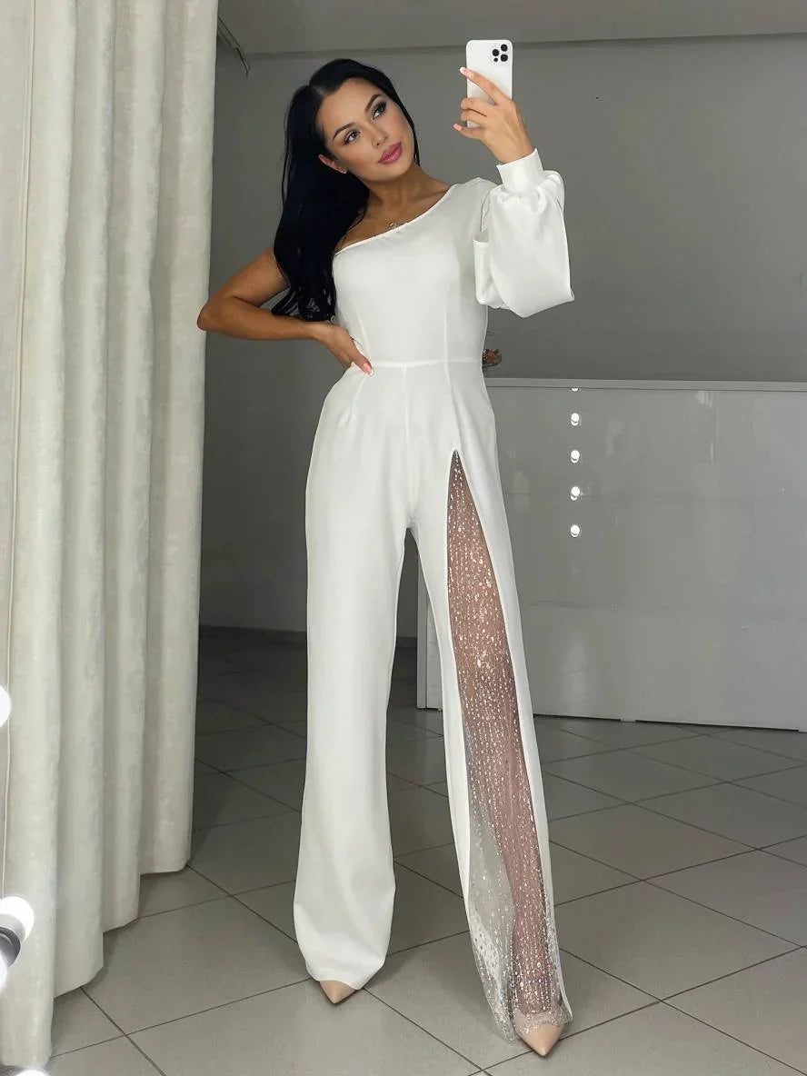 AYLIN | Statement One-Shoulder Jumpsuit