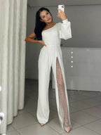 AYLIN | Statement One-Shoulder Jumpsuit