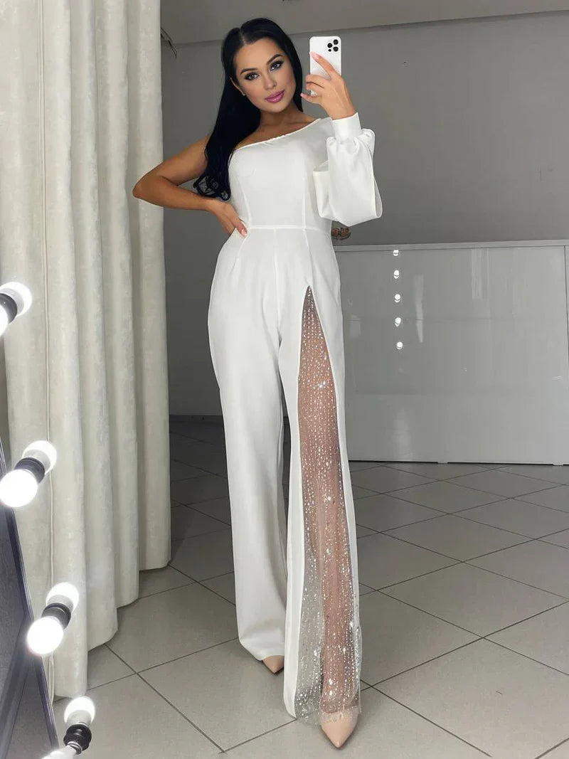 AYLIN | Statement One-Shoulder Jumpsuit