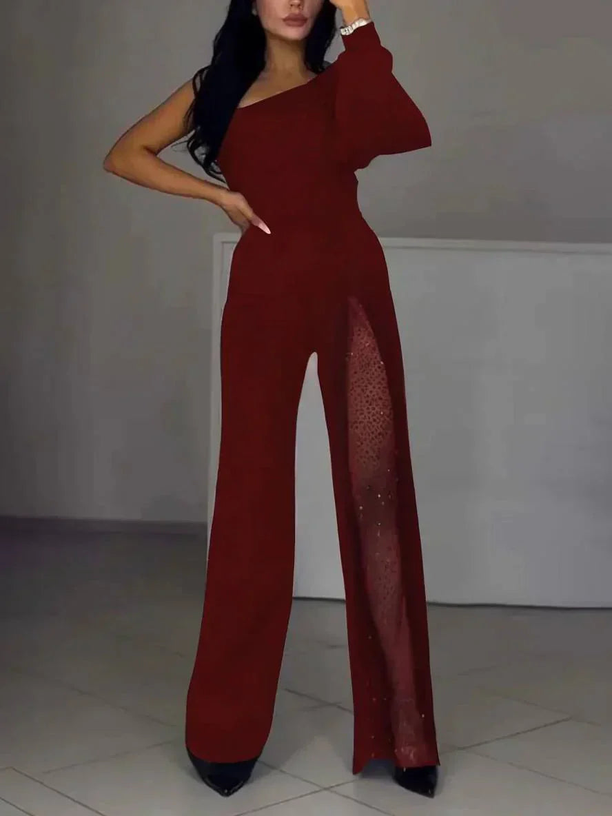AYLIN | Statement One-Shoulder Jumpsuit