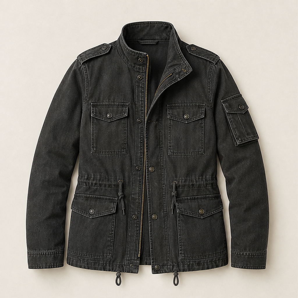 Women's Field Jacket with Stand Collar, Timeless and Versatile