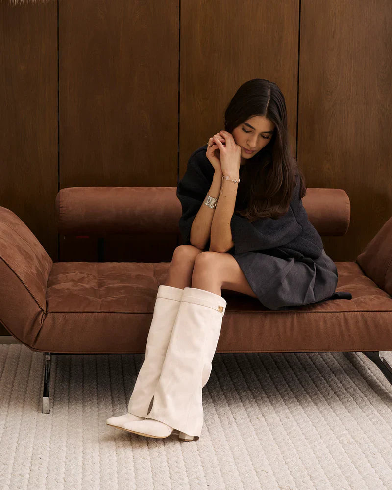 ARIANA Knee-High Suede Boots