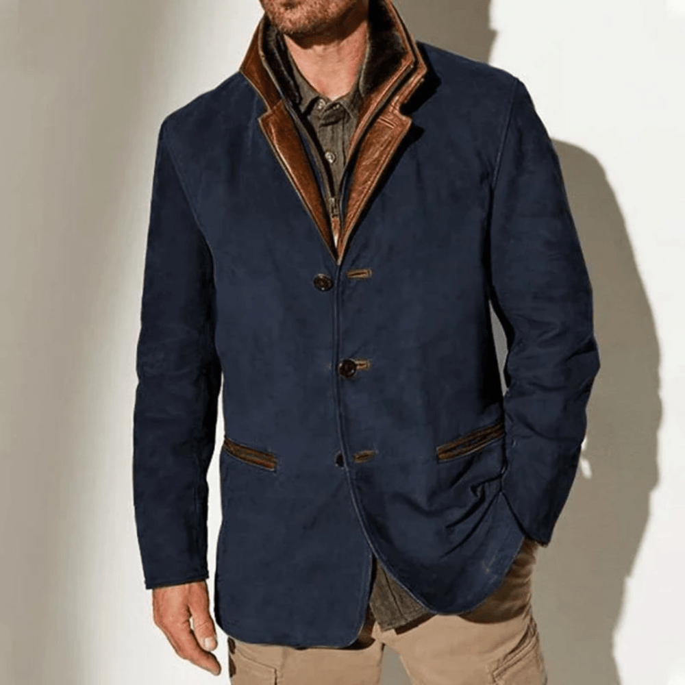Casual Jacket Men, Vintage Style for Fall and Winter