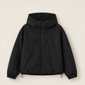 Women's Short Oversized Jacket with Hood