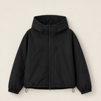 Women's Short Oversized Jacket with Hood