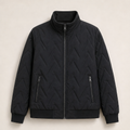 Puffer Jacket Women with Stand Collar and Zip Pockets