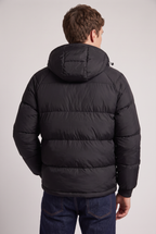 Men's Puffer Jacket Hooded Front Zip