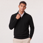 Men's Sweater Quarter Zip Knit