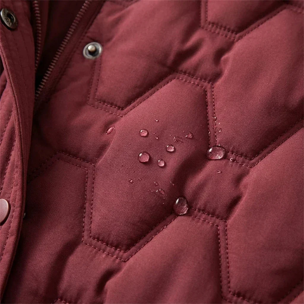 Puffer Jacket Women Longline Hooded