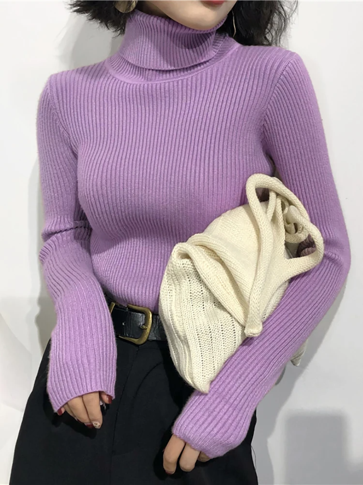 Women's Slim-Fit Turtleneck Sweater