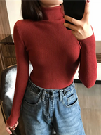 Women's Slim-Fit Turtleneck Sweater