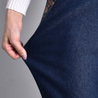 Fali | Women's Jeans with Side Pockets and Elastic Waist