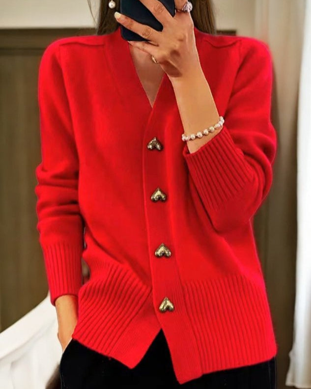 Women's Gray Cardigan, Lightweight and Versatile