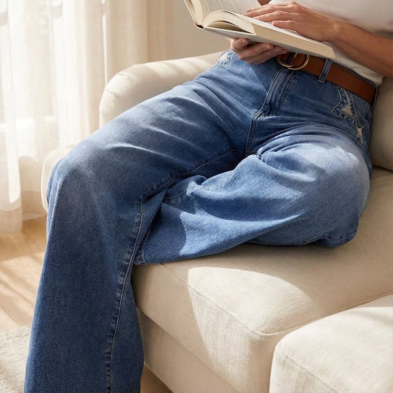 Lara | Wide-Leg High-Waist Vintage Jeans