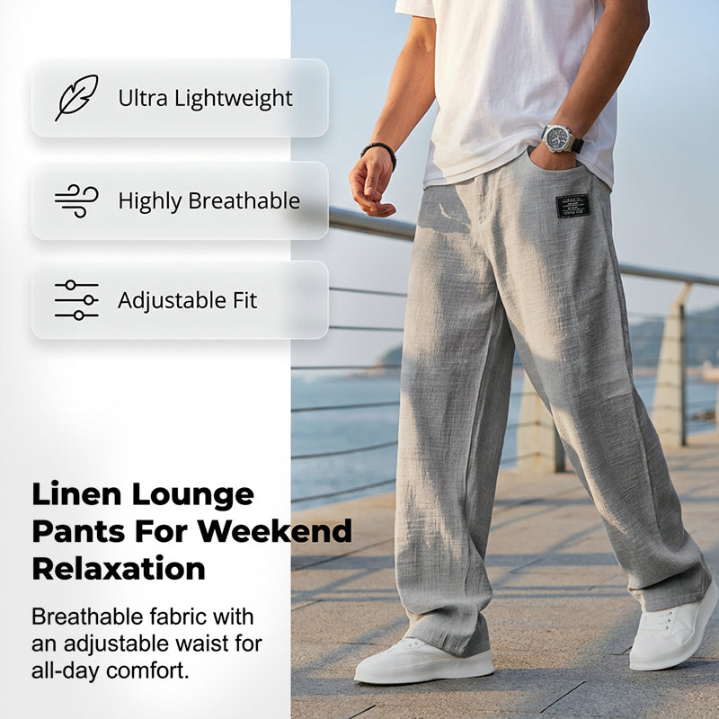 Lightweight Straight-Leg Pants