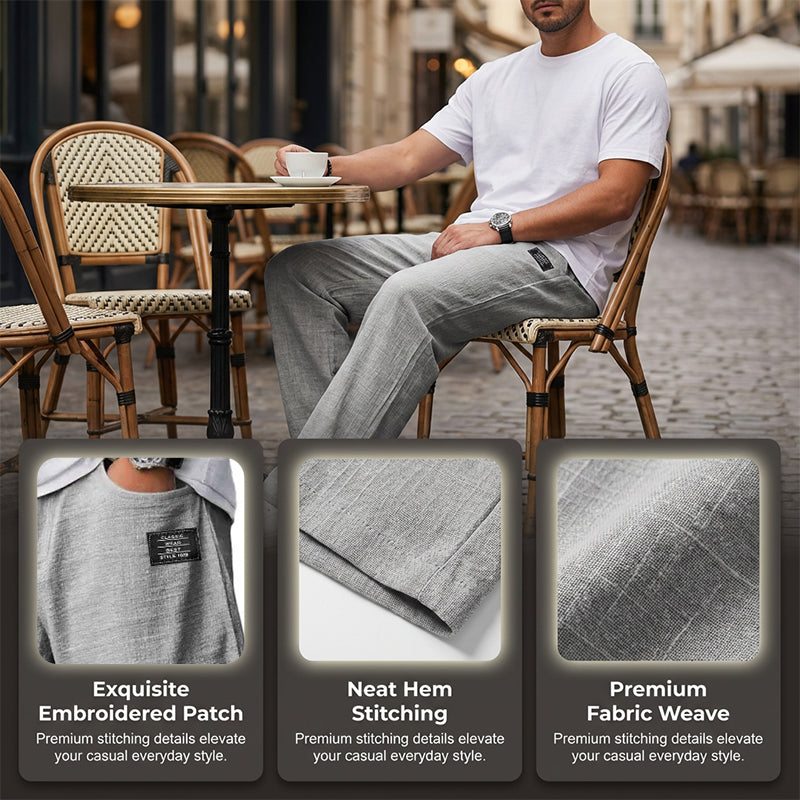 Lightweight Straight-Leg Pants