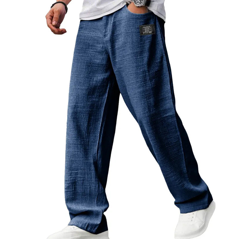 Lightweight Straight-Leg Pants