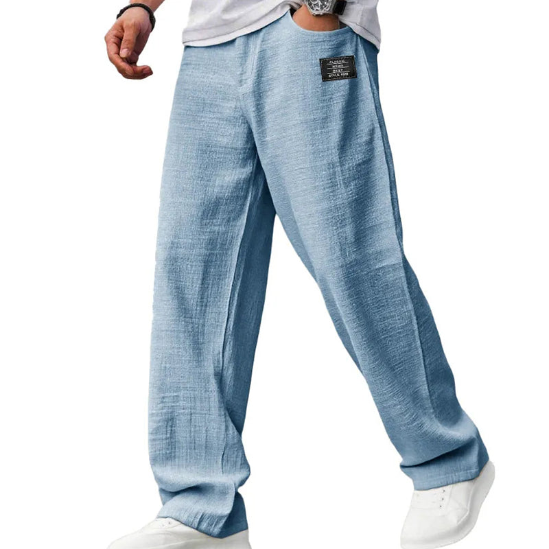 Lightweight Straight-Leg Pants