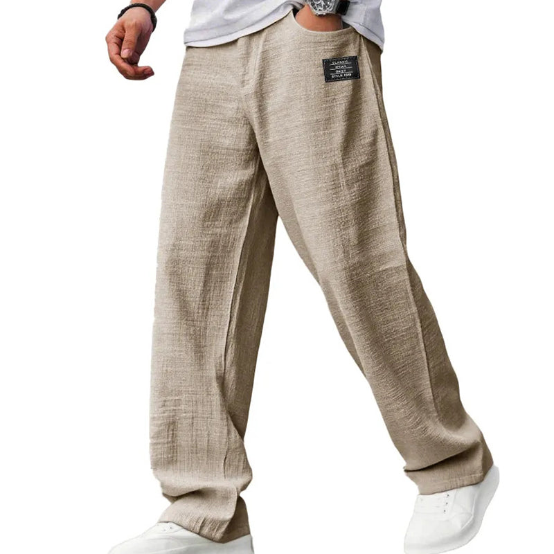 Lightweight Straight-Leg Pants