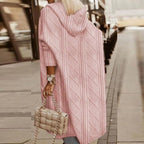 Cardigan Women, Long Hooded and Warm