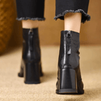 Women's Mid-Heel Ankle Boots, Brown