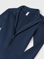 LUNA Zip-Front Bodycon Jumpsuit